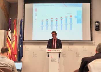Toni Costa, hoy en la presentación de los presupuestos del Govern