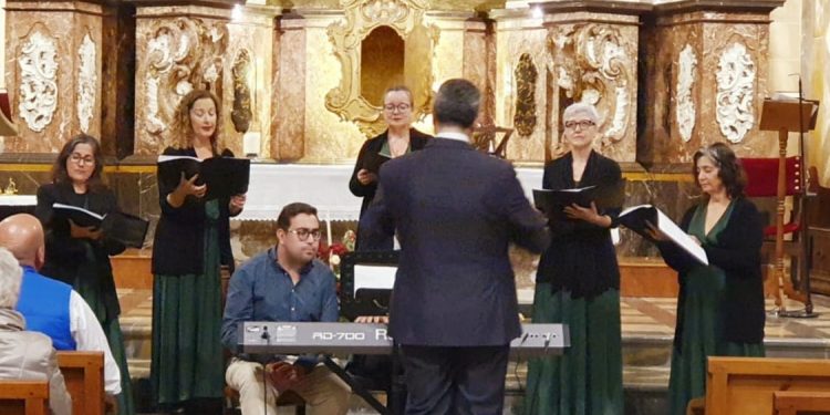 Un momento del recital ofrecido ayer.