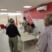 En la imagen, un momento de la votación realizada ayer por los militantes ibicencos en la sede del partido. FOTO: FSE-PSOE
