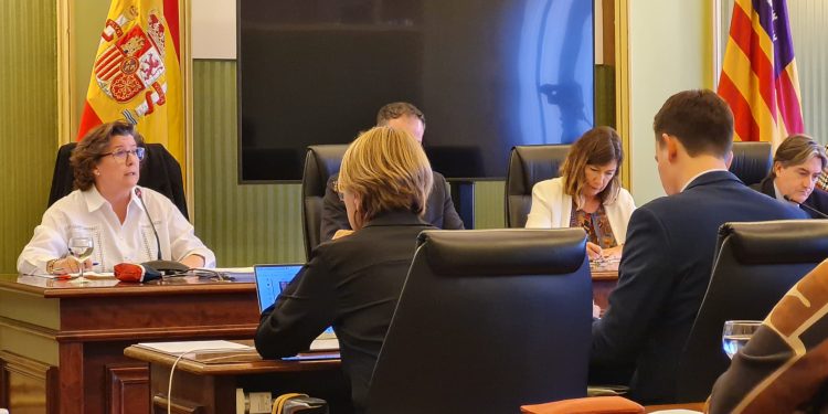 Cirer explica en comisión parlamentaria las principales líneas de gestión y el presupuesto de su departamento para 2024. Foto: Govern balear