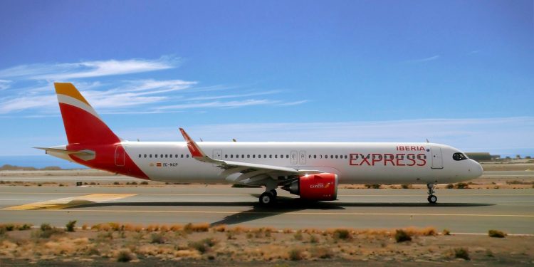 Un avión de Iberia Express
