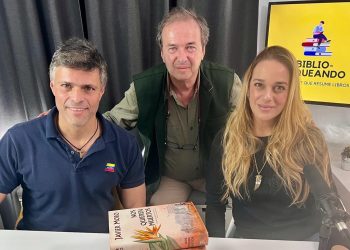 Leopoldo López, Javier Moro y Lilian Tintori