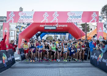 Salida de la pasada edición de la Cursa Patrimoni Eivissa. Fotografía facilitada por la organización de la prueba.