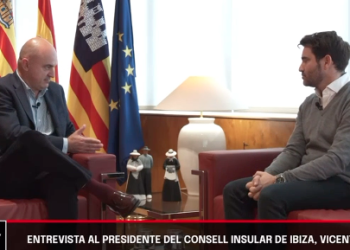 Un fotograma de la entrevista facilitada por el PSOE