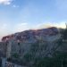 La montaña de restos ardiendo el pasado 20 de octubre.