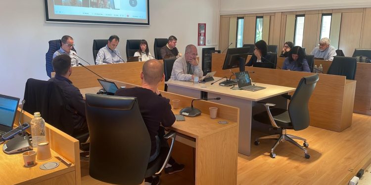Pleno del Consell de Formentera que se ha celebrado hoy.