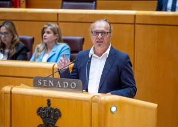Juanjo Ferrer, durante la seva intervenció. Foto: Eivissa i Formentera al Senat