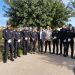 Los agentes en prácticas con el alcalde, la jefa de la Policía Local, Sonia Bea, y el policía local Julián Córdoba. Foto: Ajuntament d'Eivissa