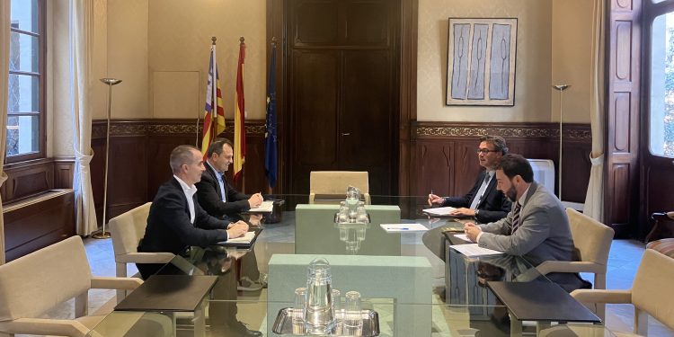 Un moment de la reunió celebrada avui. Foto: Govern balear