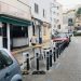 Terraza de un bar sobre una plaza de aparcamiento habilitada en Ibiza durante la pandemia
