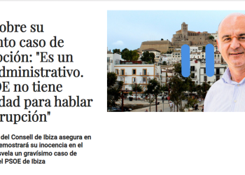 Una entrevista a Vicent Marí aparecida en el medio de comunicación de Javier Negre.