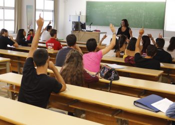 Un aula durante una clase en una imagen de archivo. Flickr