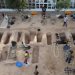 Imagen de las excavaciones en el cementerio de Formentera.