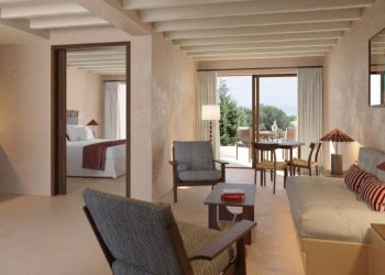 Interior de uno de los apartamentos Dunas Formentera. Imagen Marugal Dunas Formentera Booking