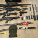 Armas encontradas por la Guardia Civil en los registros.