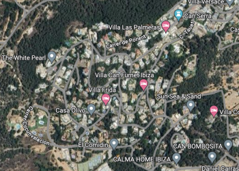 El incendio ha sido en la urbanización de Can Furnet de Santa Eulària.