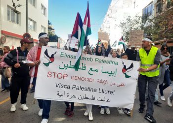 Manifestación contra el genocidio en la guerra Israel-Palestina. Fotos Graciela Massiano