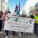 Manifestación contra el genocidio en la guerra Israel-Palestina. Fotos Graciela Massiano