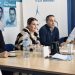 Córdoba, Prohens y Alcaraz en una visita de Prohens a la isla durante la campaña.