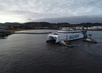 Fast ferry Margarita Salas. Foto: Baleària