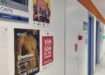 La zona de consultas externas de la Consulta CAITS de Can Misses