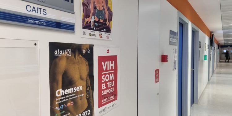 La zona de consultas externas de la Consulta CAITS de Can Misses