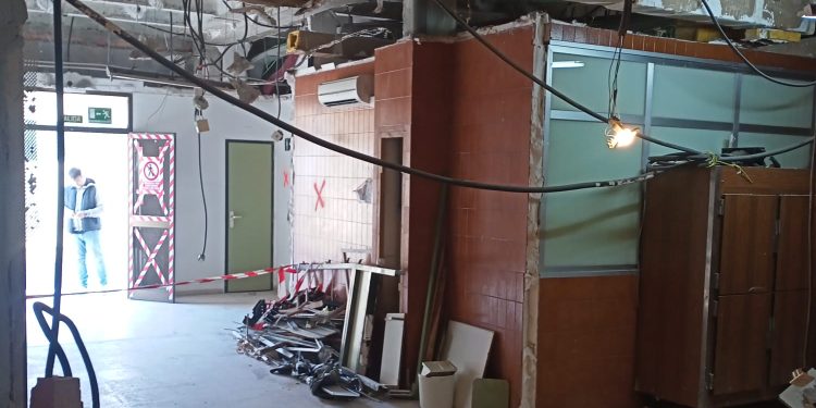 Una imagen de las obras facilitada por el Área de Salud de Ibiza y Formentera