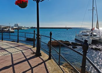 La embarcación, este mediodía.