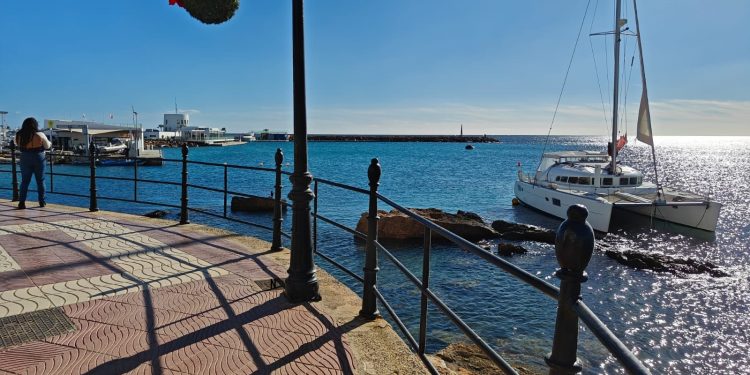 La embarcación, este mediodía.