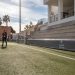 Visita a los diferentes campos de fútbol. Fotos: Consell de Ibiza