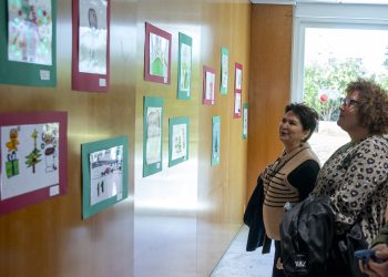 Exposición de dibujos. Fotos: Consell de Ibiza
