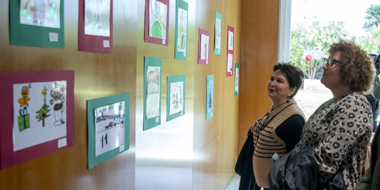 Exposición de dibujos. Fotos: Consell de Ibiza