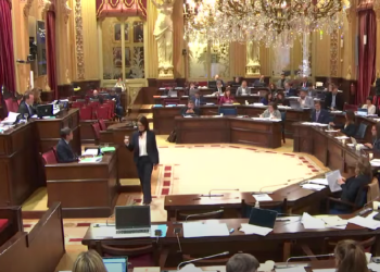 Un momento del debat que s'ha celebrat avui. Foto: Parlament balear