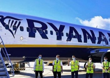 Imagen de archivo de personal de Ryanair.