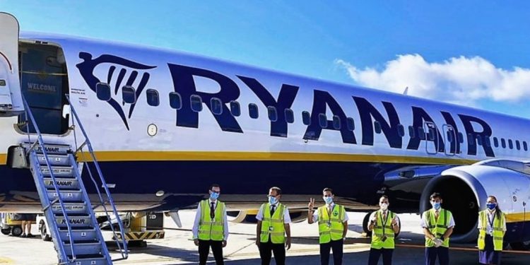 Imagen de archivo de personal de Ryanair.