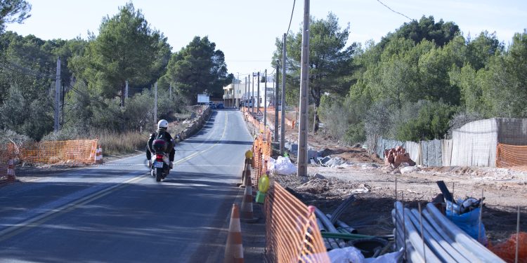 Imagen de archivo de las obras en la zona.