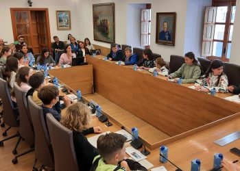Un momento del pleno celebrado hoy. Foto: Ayuntamiento de Santa Eulària