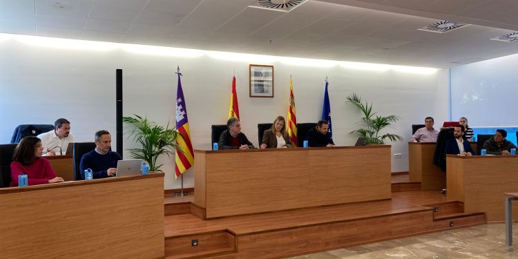 Imagen del pleno celebrado hoy. Foto: Ayuntamiento de Sant Joan