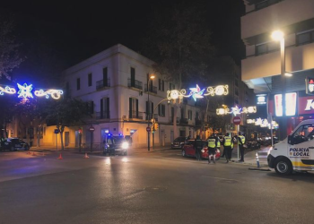Control de la Policía Local de Ibiza. Foto: Policía Local