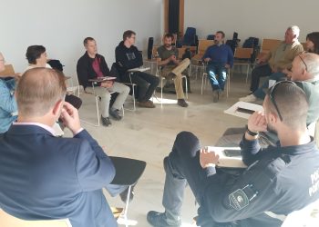 Reunión celebrada la semana pasada entre todos los organismos implicados. Foto: IbizaPreservation
