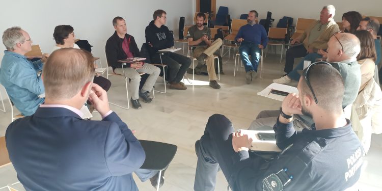 Reunión celebrada la semana pasada entre todos los organismos implicados. Foto: IbizaPreservation