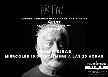 Cartel del evento artístico de este miércoles en Filmótica Studio.