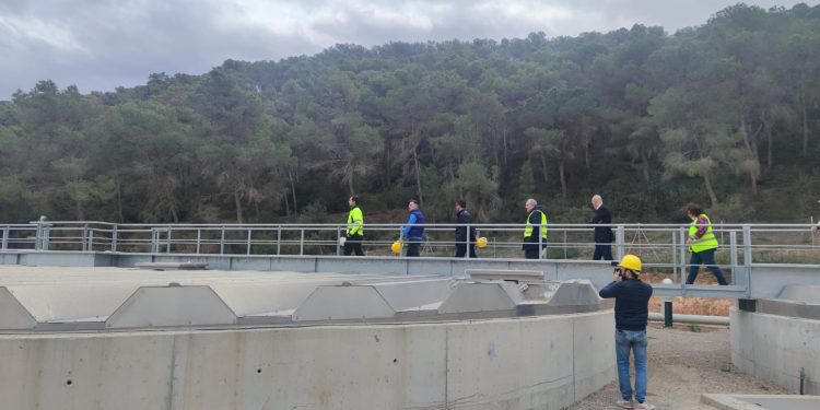 Visita a la depuradora. Fotos: Ajuntament d'Eivissa