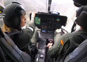 Dispositivo de búsqueda de la Guardia Civil.