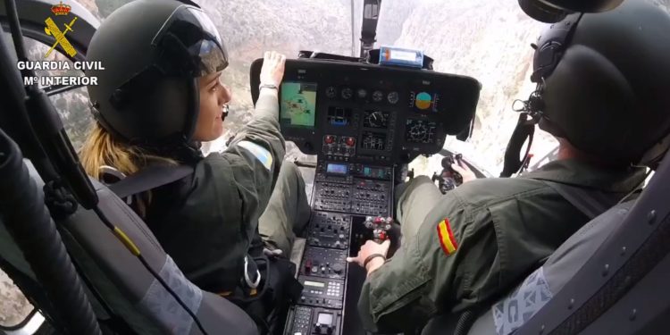 Dispositivo de búsqueda de la Guardia Civil.