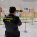 La Guardia Civil en el aeropuerto de Ibiza.