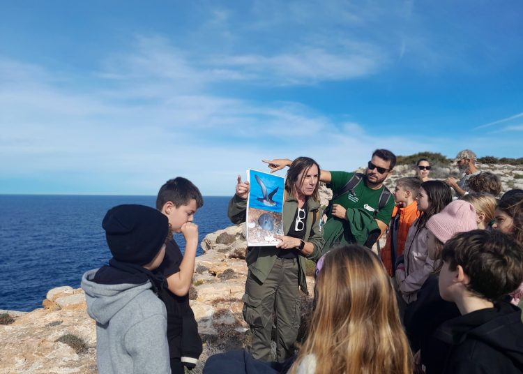 Actividad naturalista organizada dentro de la Setmana del Mar de 2026, que implica el desplazamiento de numerosos grupos de alumnado para la realización de actividades de aprendizaje fuera del centro.