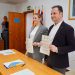 Marga Prohens y Llorenç Córdoba, hoy e el Consell.