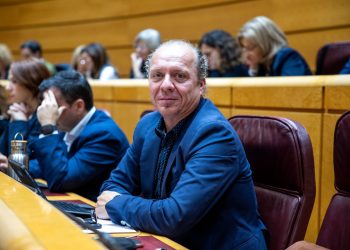 Juanjo Ferrer, en el senado.