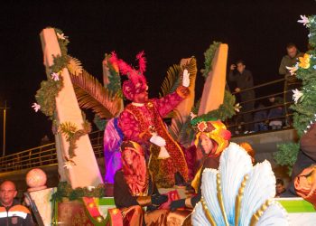 Baltasar en una visita a Sant Antoni.